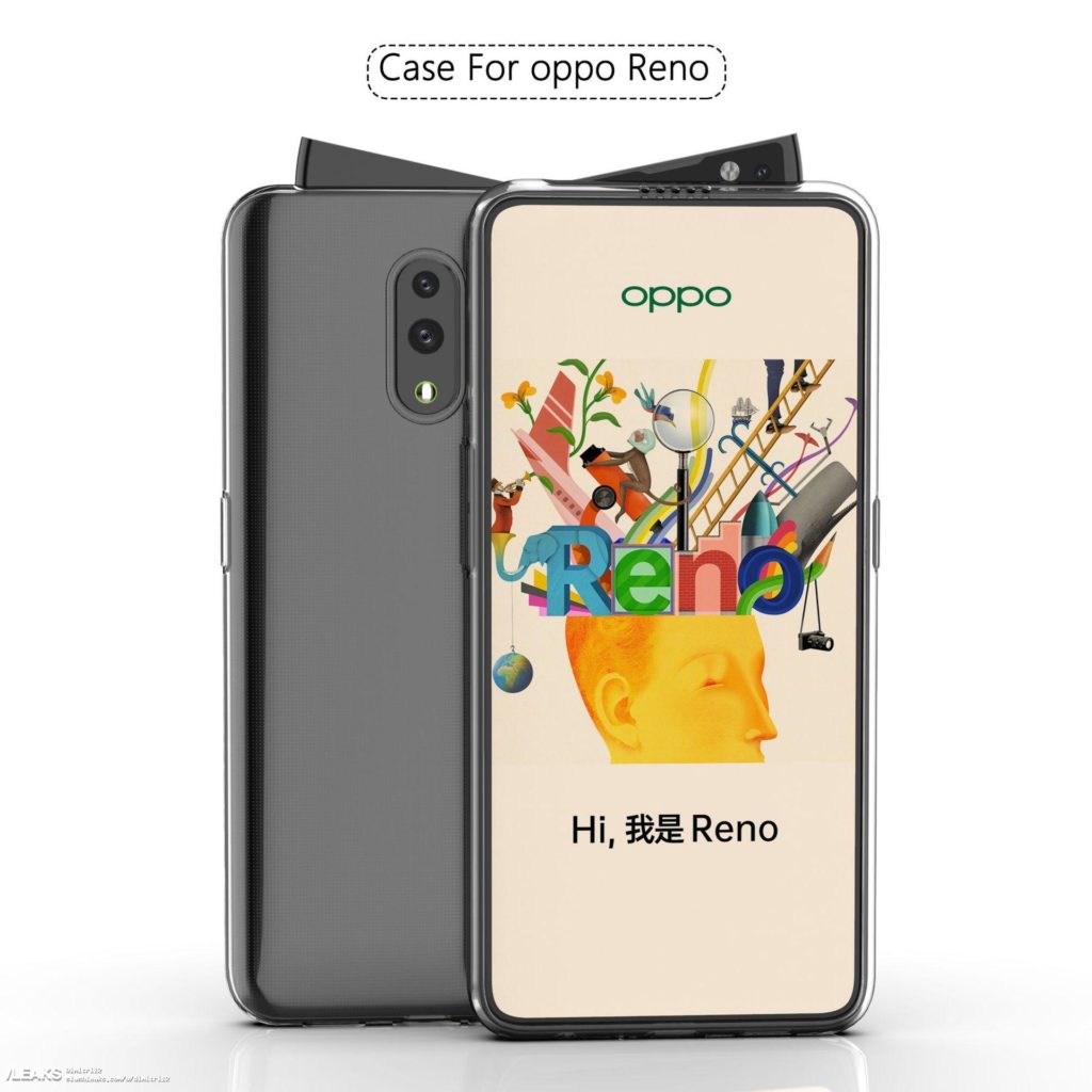 Le OPPO Reno repéré avec une innovante caméra frontale rétractable 55 oppo reno case renders reveals never seen before pop up selfie camera system 106