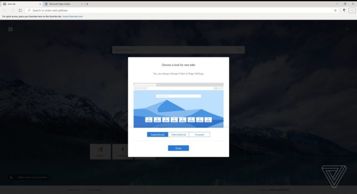 La version Chromium de Microsoft Edge a été divulguée