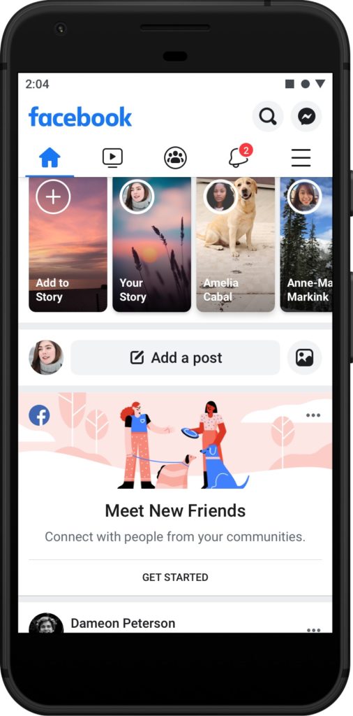 Facebook en 2019 : tout est question de communauté et de vie privée 58 Feed