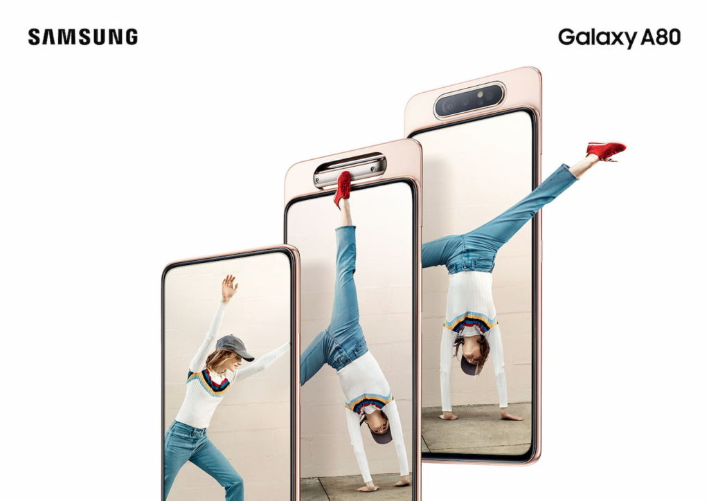 Galaxy A80 header