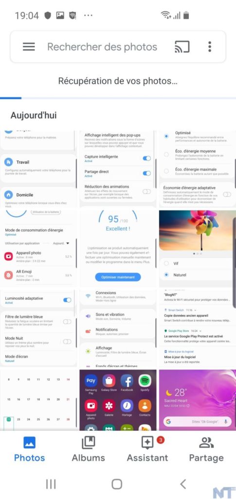 Test du Galaxy S10e : un puissant modèle compact 27 Galaxy S10e Screenshot 20190422 190418 Photos