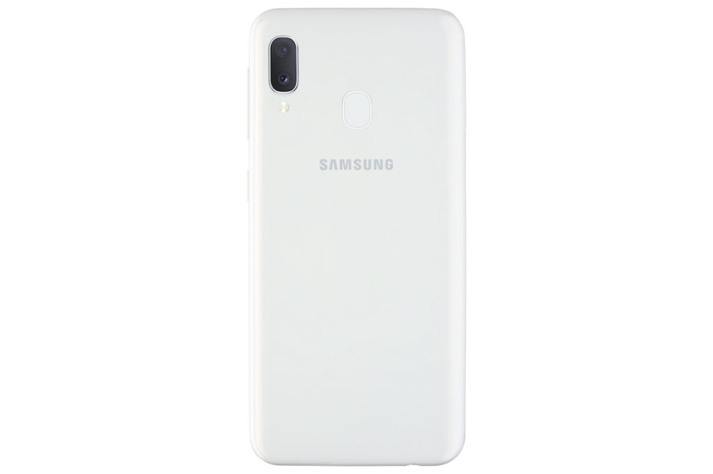 Samsung lance ses Galaxy A20e et A40 en plus du Galaxy A80 51 SM A405FN DS 002 Back White R041