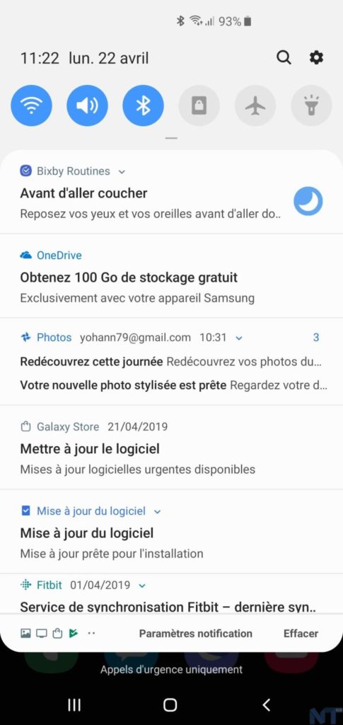 Test du Galaxy S10+ : trois caméras, un écran époustouflant 34 Screenshot 20190422 112259 One UI Home BlogNT