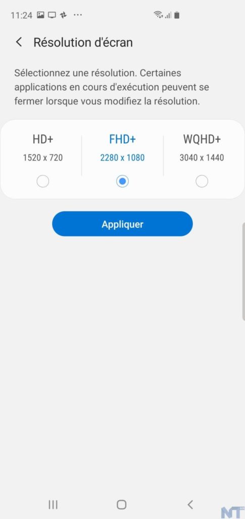Test du Galaxy S10+ : trois caméras, un écran époustouflant 29 Screenshot 20190422 112409 Settings BlogNT