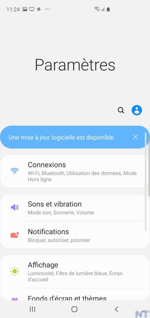 Test du Galaxy S10+ : trois caméras, un écran époustouflant 35 Screenshot 20190422 112413 Settings BlogNT