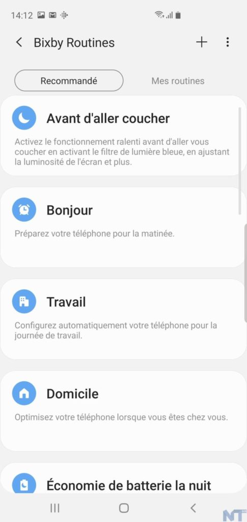 Test du Galaxy S10+ : trois caméras, un écran époustouflant 36 Screenshot 20190422 141253 Bixby Routines BlogNT