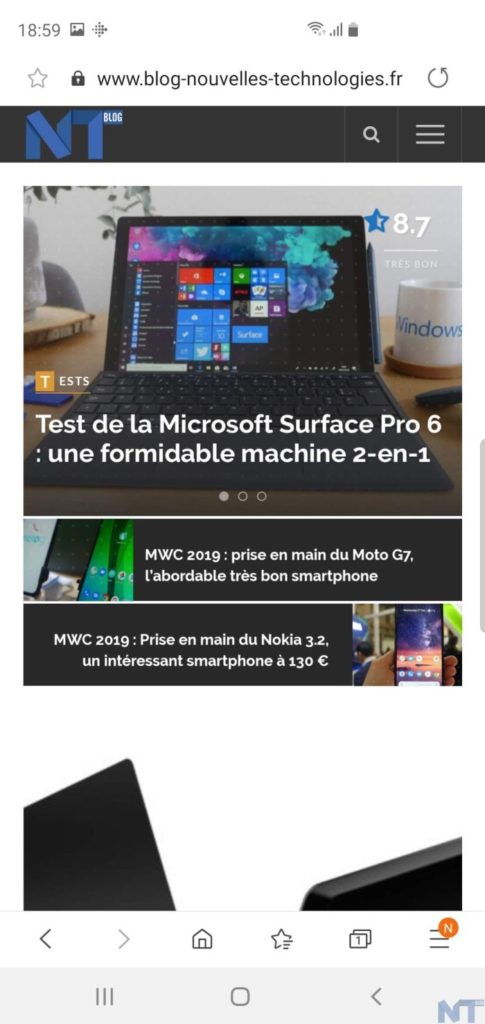 Test du Galaxy S10+ : trois caméras, un écran époustouflant 40 Screenshot 20190422 185902 Samsung Internet BlogNT