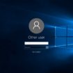 Windows 10 login screen without username
