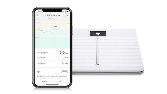 Withings réintroduit la mesure de la vitesse d’onde de pouls sur les balances Body Cardio