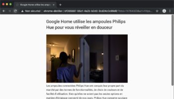 google chrome dote attrayant mode lecture sur bureau