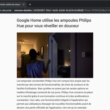 google chrome dote attrayant mode lecture sur bureau