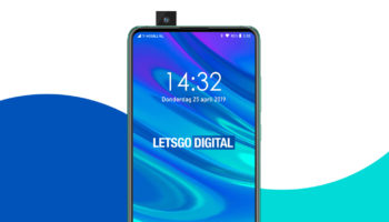 huawei smartphone with pop up camera