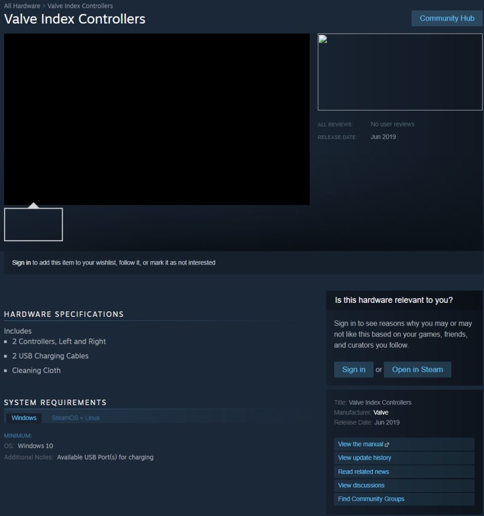 Valve confirme que son casque VR, Index, sera disponible en juin 52 page controllers