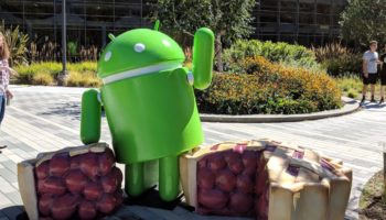 Android 9 Pie Statute Mountain View Campus August 6 2018