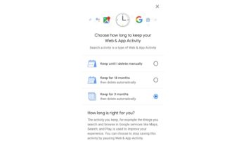 Google Auto Delete Location Hist
