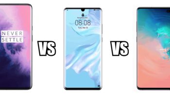 OnePlus 7 Pro vs Huawei P30 Pro vs Samsung S10 Phone Comparison Feature Image