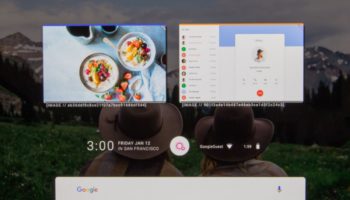 This is Googles Fuchsia OS runni