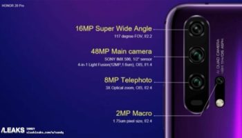honor 20 pro camera specs 945