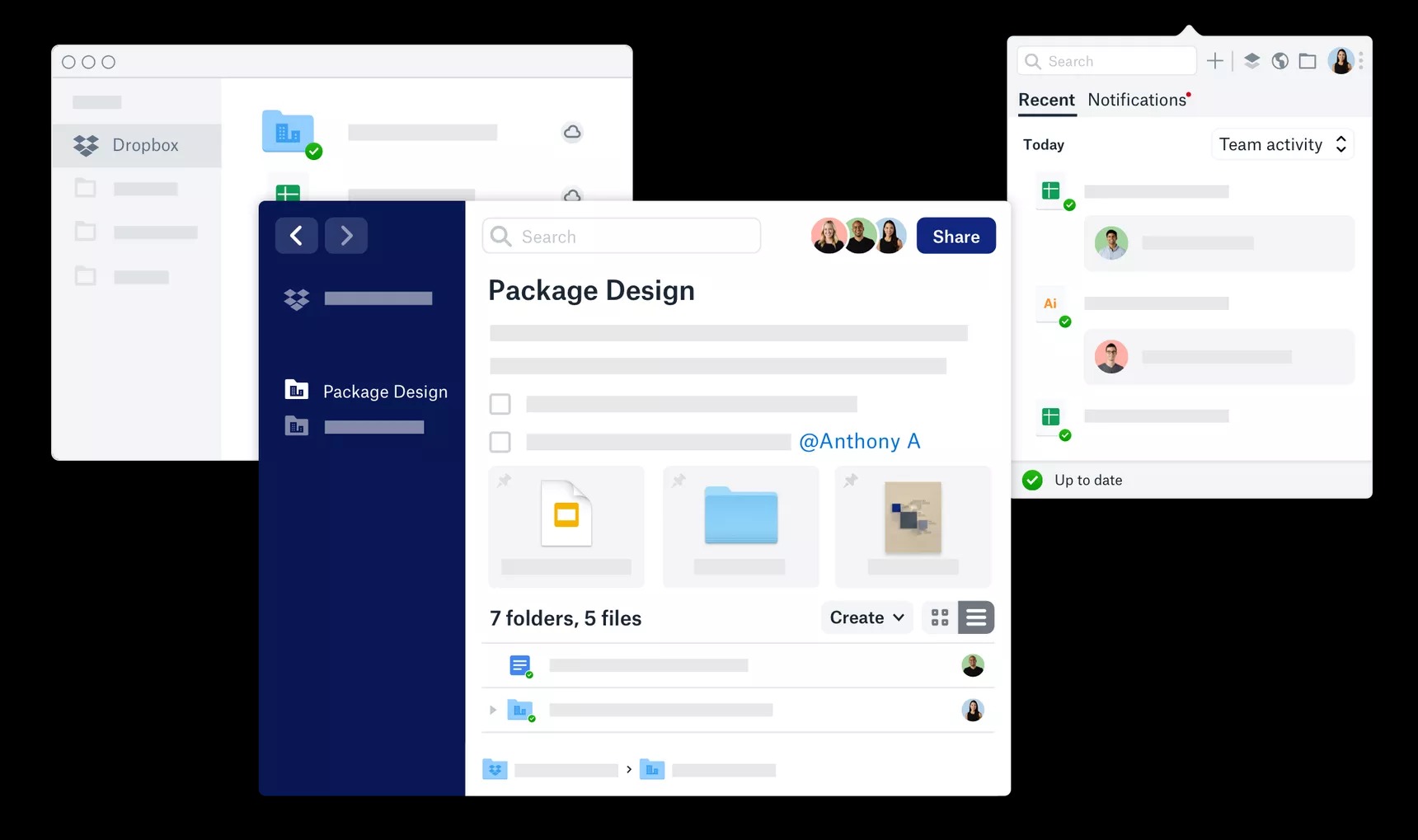 Dropbox se dote d’un nouveau design, et veut être le point central de votre productivité