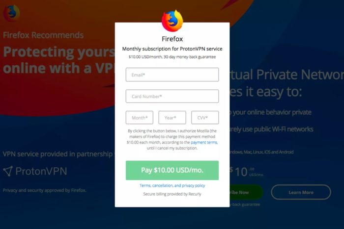 Mozilla va lancer un service d’abonnement payant avec Firefox Premium