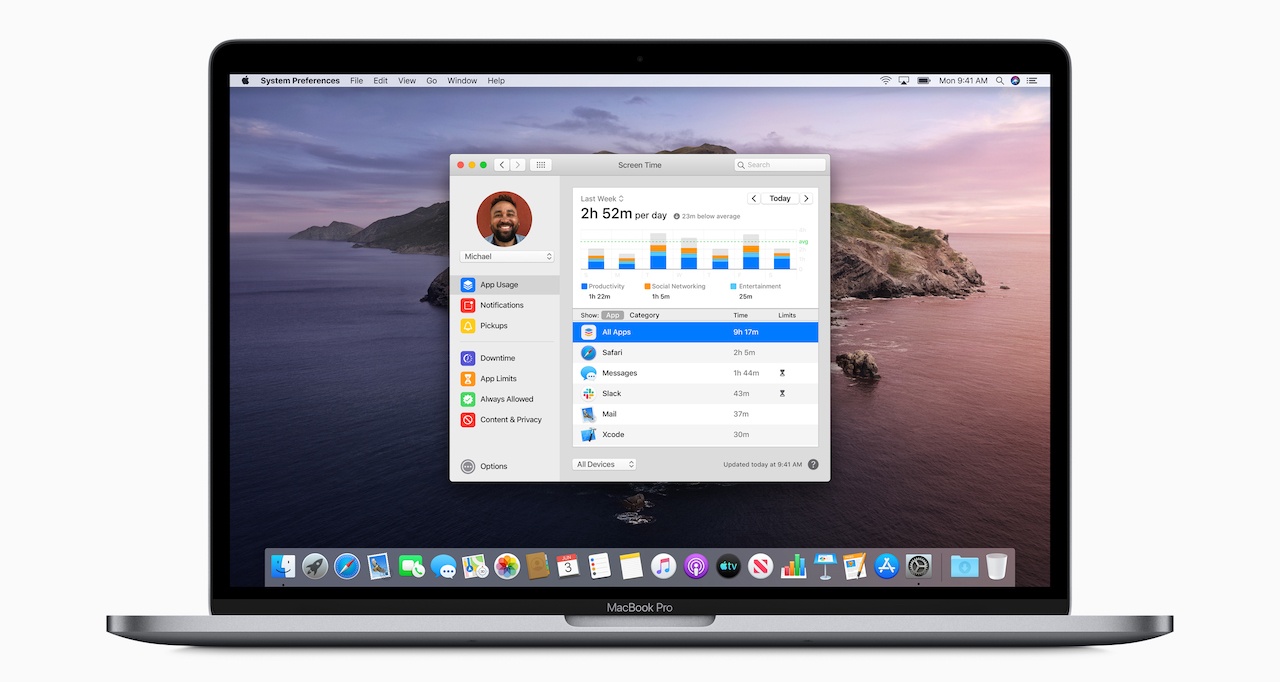 Apple previews macOS Catalina Screen Time screen 06032019