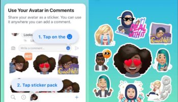 Facebook Avatar Stickers