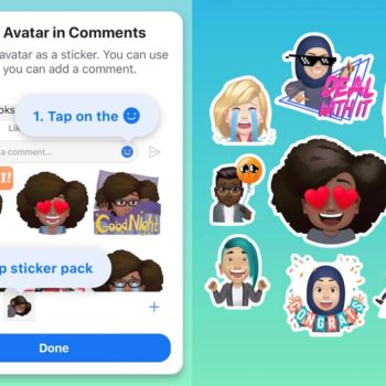 Facebook Avatar Stickers