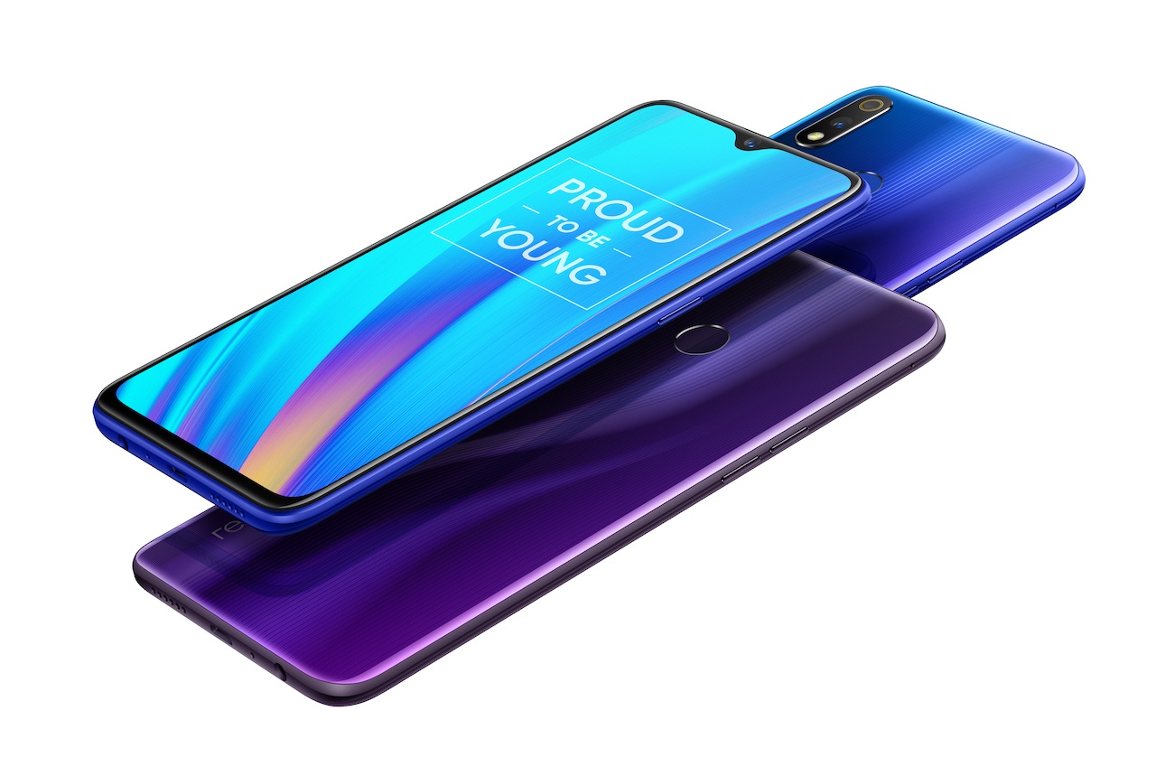 Realme 3 pro Nitro Blue Lightning Purple 2