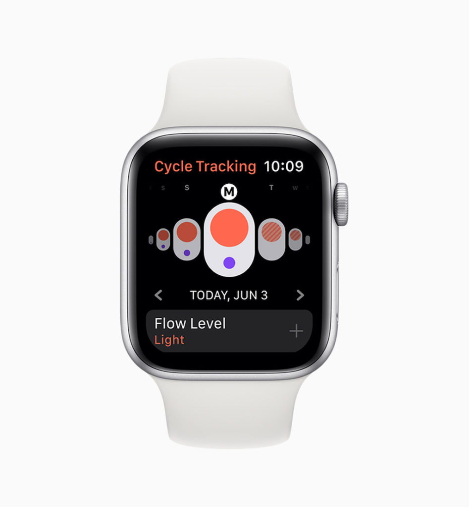 Apple dévoile watchOS 6 pour l'Apple Watch avec des fonctionnalités avancées de santé 46 apple watchos6 cycles 060319