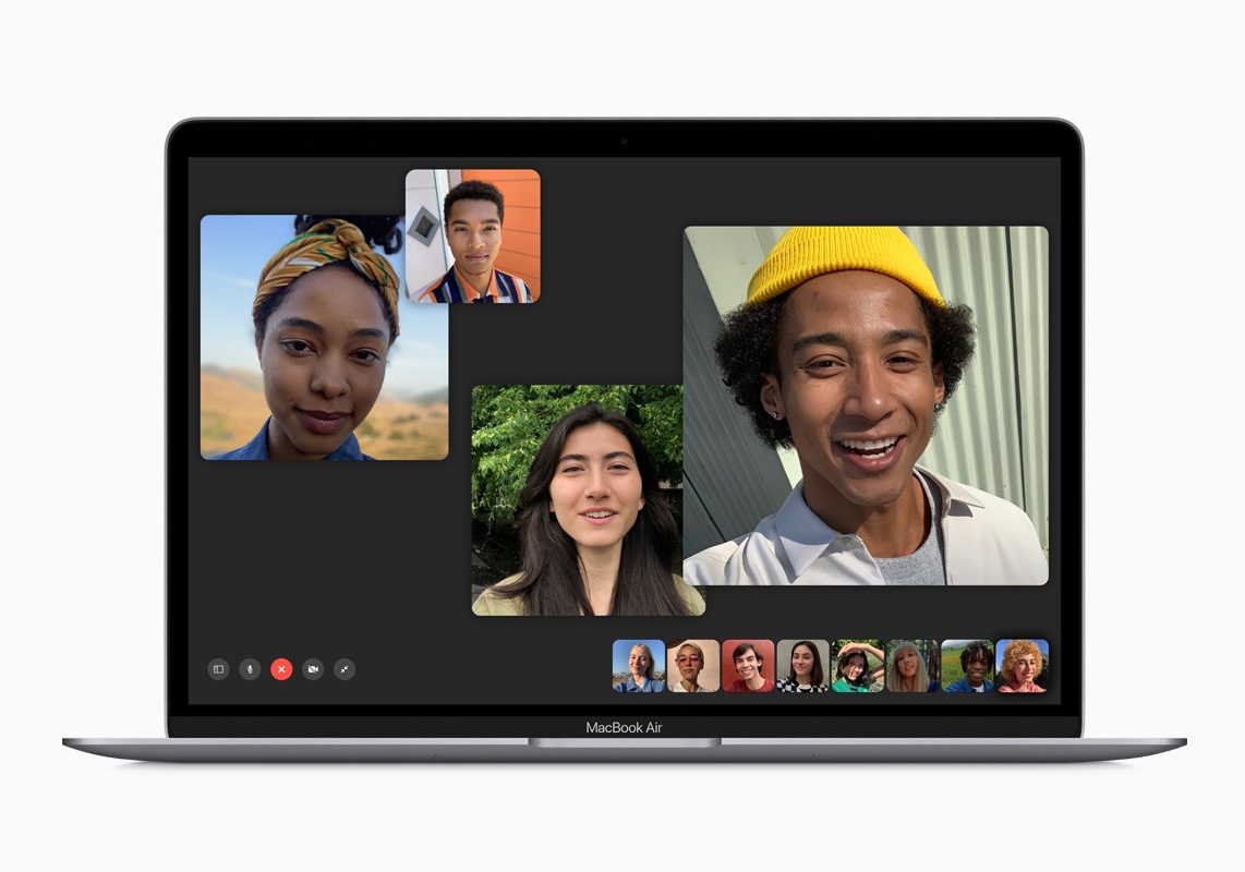 Apple macbook air and macbook pro update facetime screen 070919