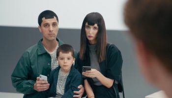 Samsung iphone X ad notch