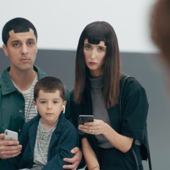 Samsung iphone X ad notch