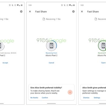 fast share apporte enfin fonctionnalite airdrop sur android