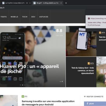 google teste bouton lecture pour barre outils chrome 1