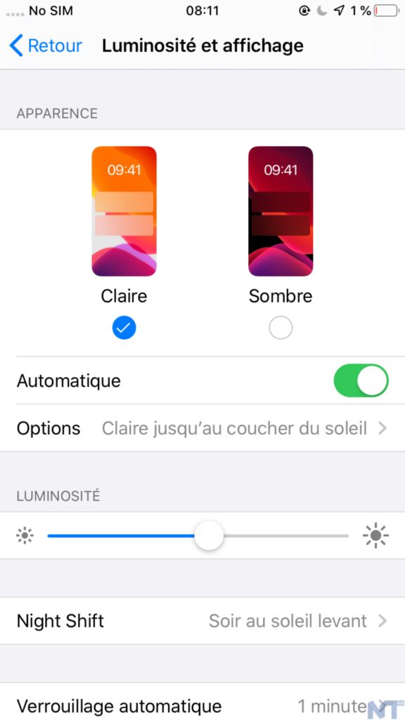 Comment activer le mode sombre dans iOS 13 ? 56 iOS13 Mode Sombre 10