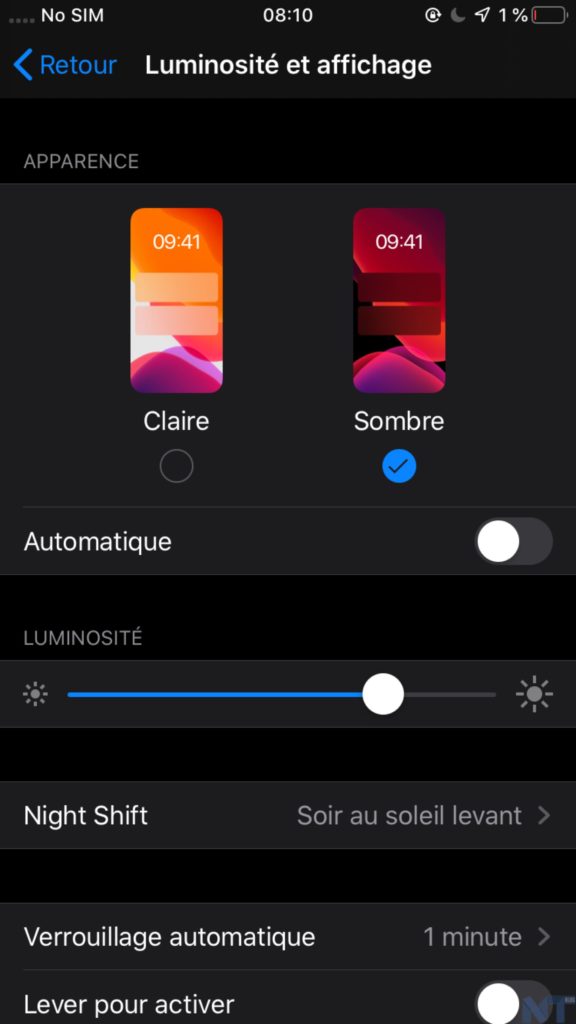 Comment activer le mode sombre dans iOS 13 ? 55 iOS13 Mode Sombre 13