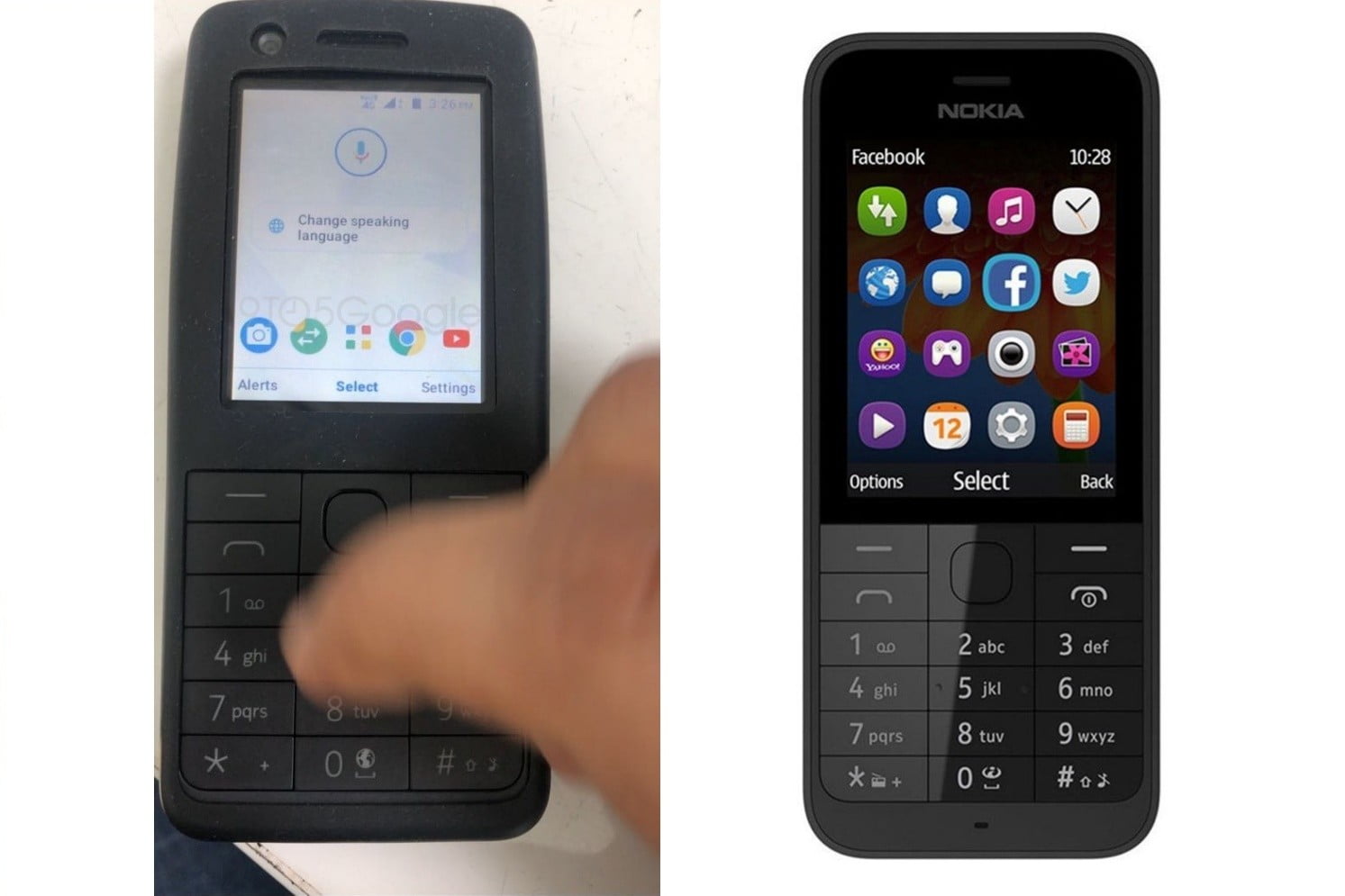 nokia feature phone running android 1