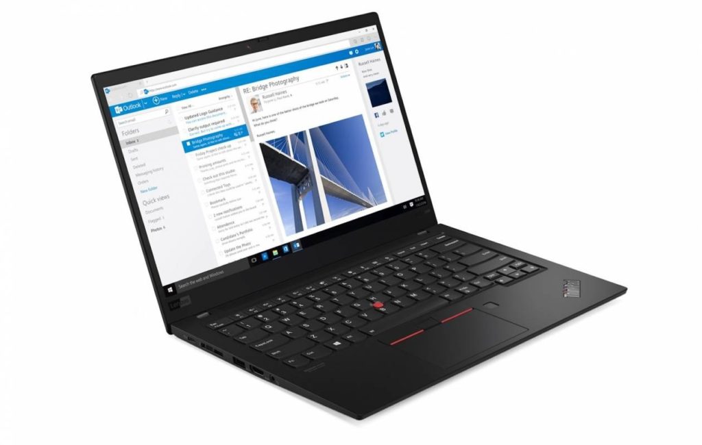 Les Lenovo ThinkPad X1 Carbon et X1 Yoga dotés d'une puce Intel « Comet Lake » 51 05 X1 Carbon Hero Front Facing R