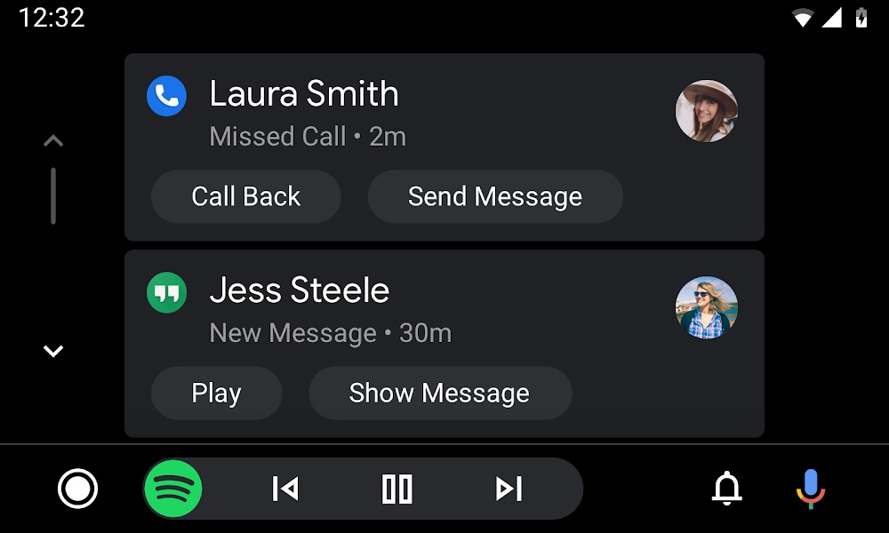 Google lance le tout nouveau Android Auto 45 7Android Auto Notification Cente
