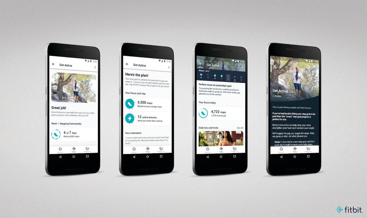 fitbit premium android programs
