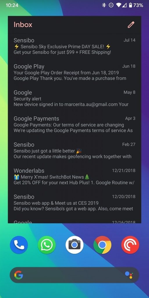 Le mode sombre de Gmail arrive à grands pas ! 52 gmail dark mode 1