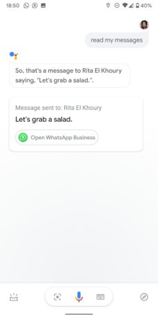 google assistant read reply mess 2