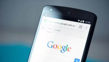 google search android phone hand
