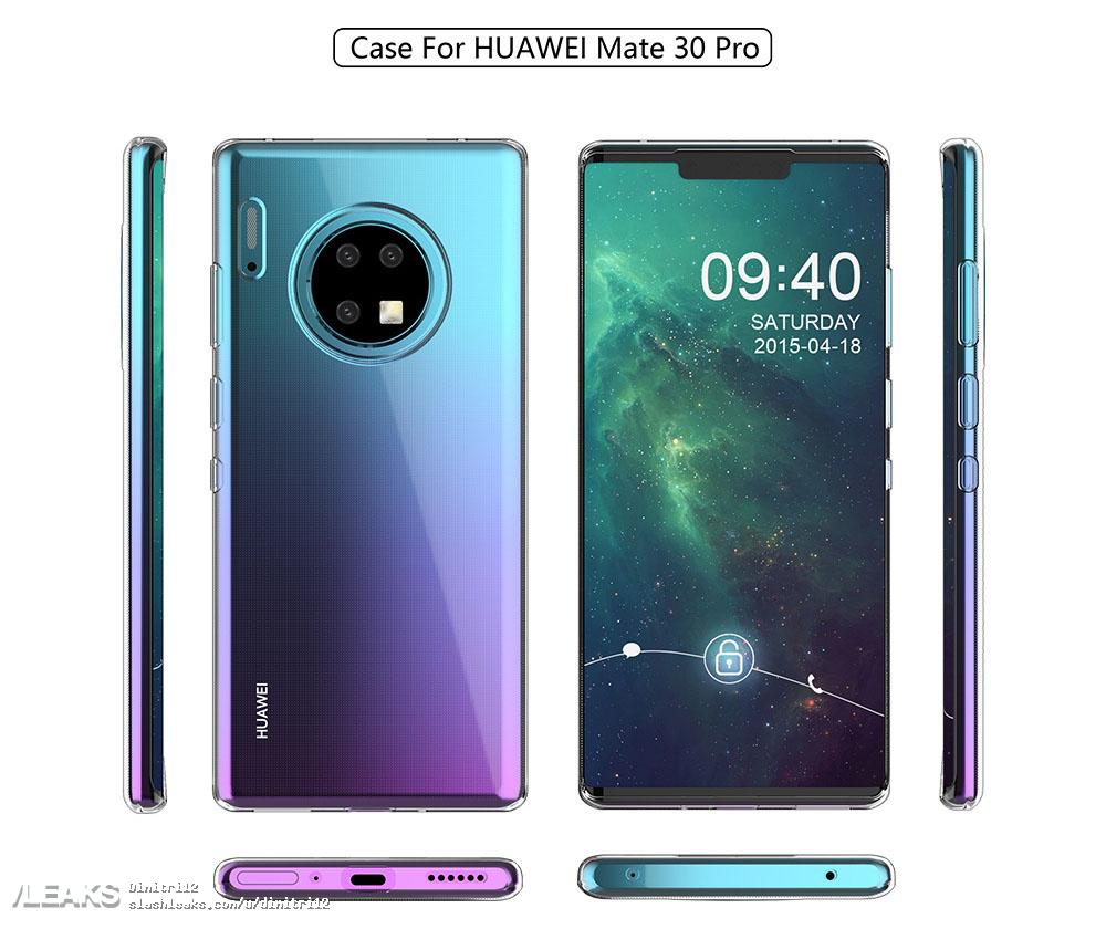 huawei mate 30 pro rendered by case maker 112