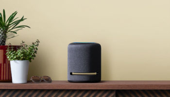 Amazon Echo Studio sidetable