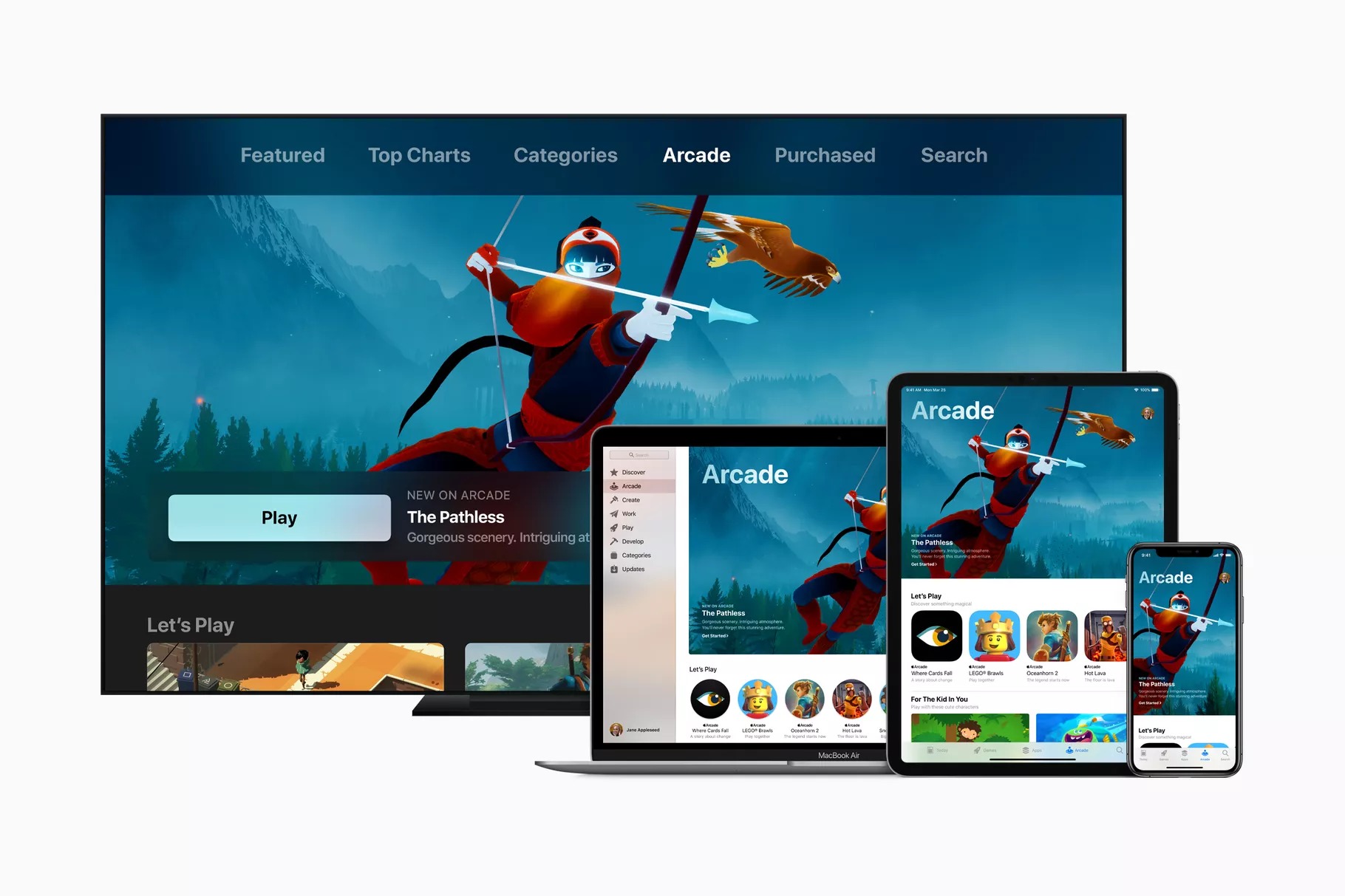 Apple introduces apple arcade ap
