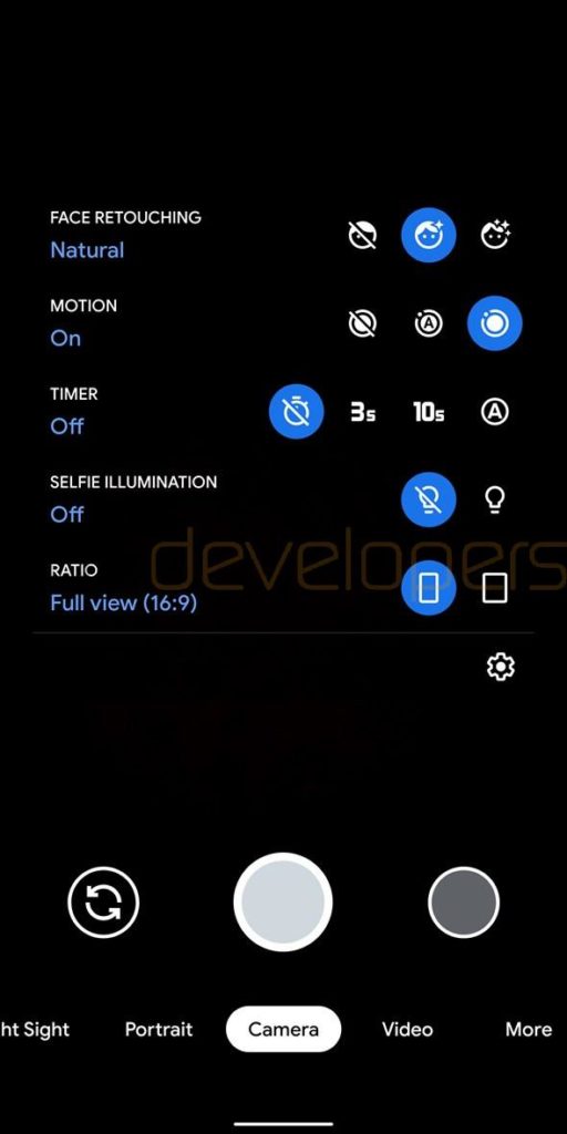 L'application Appareil photo du Pixel 4 apparaît dans une fuite 52 Google Camera 7.0 Leak Pixel 4 3