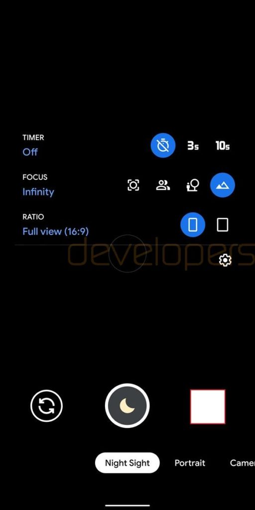 L'application Appareil photo du Pixel 4 apparaît dans une fuite 53 Google Camera 7.0 Leak Pixel 4 8