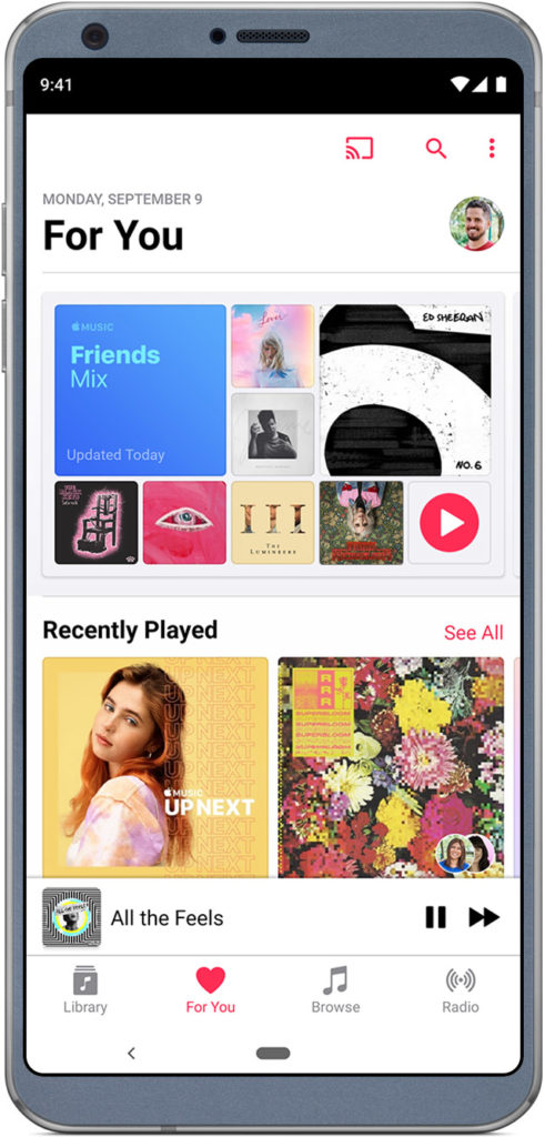 apple music chromecast 2