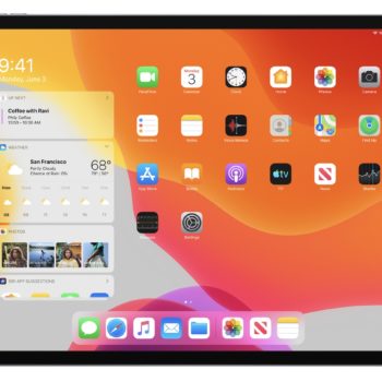 ipadOS home screen